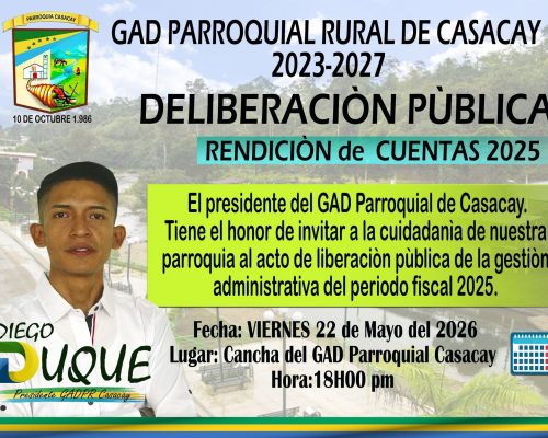 DELIBERACION PUBLICA RENDICION DE CUENTAS 2025
